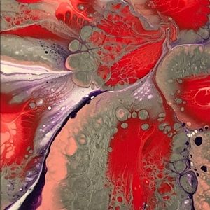 Acrylic pour painting